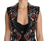 Enchanted Sicily Crystal-Embellished Vest