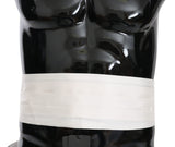 Eleganter weißer Seidenkummerbund