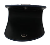 Κομψό μπλε πορτοφόλι από δερμάτινη θήκη Caimano Caimano