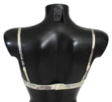 Μπεζ δαντέλα μπαλκόνι μεταξωτό σουτιέν