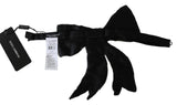 Elegante Bowtie di seta d'argento