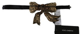 Elegante Bowtie in oro in seta - abbaglia con stile