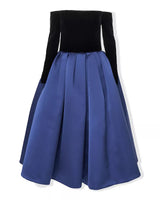 Off-the-Shoulder Midi Dress