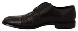 Elegantes schwarzes Derby Oxford Wingtips