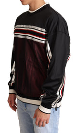 Elegante maglione pullover equilibrato in nero