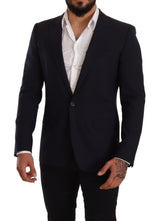 Elegante blazer martini marino di famosi sarti