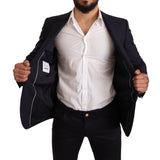 Elegante blazer martini marino di famosi sarti