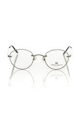 Gray Metallic Unisex Eyeglass Frame