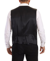 Elegante tuta di miscela di lana grigia Sicilia