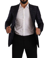 Elegante blazer formale martini blu scuro