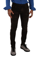 Evelte distred denim elegance