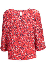 Red Viscose Women Sweater