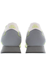 Gray Polyester Men Sneaker