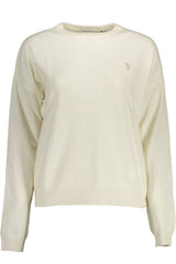 White Wool Women Sweater