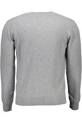 Gray Wool Men Sweater
