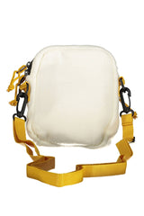 White Polyester Men Shoulder Bag