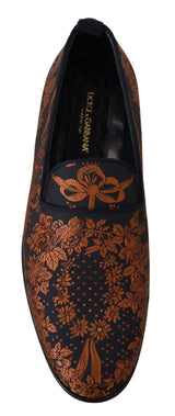 Κομψό floral slip-on loafers