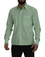 Camicia casual con abbottonatura casual green green menta