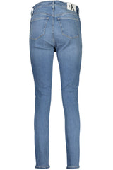 Light Blue Cotton Women Jeans