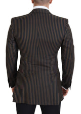 Elegante Blazer Slim Blazer a strisce a strisce