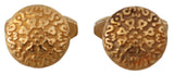 Elegant Gold Plated Brass Men's Cufflinks