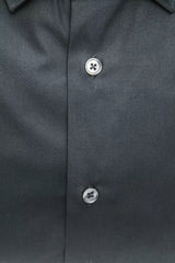 Black Cotton Men Shirt