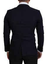 Elegante blazer nero a petto