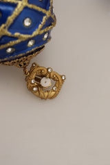 Eleganti orecchini a sfere di natale in cristallo penzolante