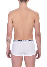White Cotton Men's Trunk