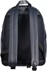 Blue Polyethylene Men Backpack