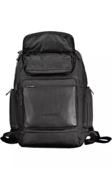 Black RPET Men Backpack