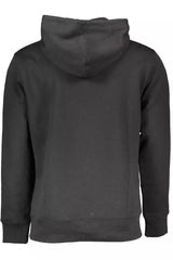 Black Cotton Men Sweater