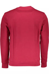 Red Cotton Men Sweater