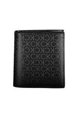Black Polyester Men Wallet