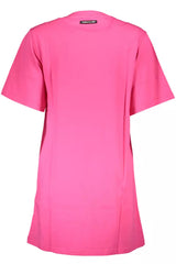Pink Cotton Women Dress