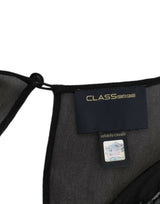 Robe Blouson en soie noire élégante pure