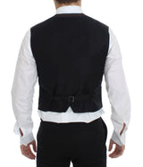 Κομψό καφέ βαμβακερό μίγμα φόρεμα γιλέκο