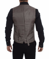 Elegante giubbotto per miscela di cotone beige