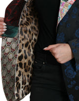 Κομψό πολύχρωμο patchwork blazer