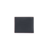Blue Calf Leather Men Wallet