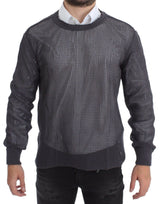 Pull d'équipage à col à col élégant en violet léger