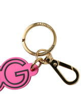 Eleganza Chic Gold and Pink Keychain