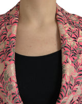 Κομψό ροζ λεπτό κοστούμι δύο τεμαχίων