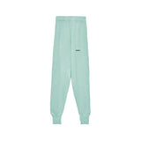 Mint Green Wool Blend Tracksuit Trousers