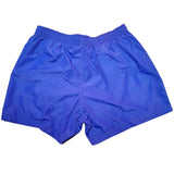 Blue Polyester Men Swim Trunks