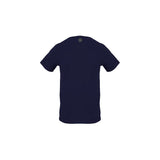 Blue Cotton Men T-Shirt