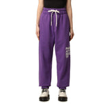Purple Cotton Women Pant