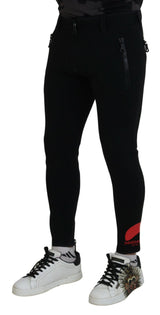 Pantalones de impresión del logotipo delgados de poliamida de poliamida