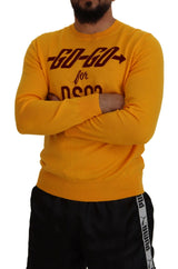 Πορτοκαλί μαλλί μακριά μανίκια άντρες πουλόβερ πουλόβερ