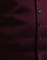 Giubbotto formale con giubbot da giro per gilet di seta in raso marrone